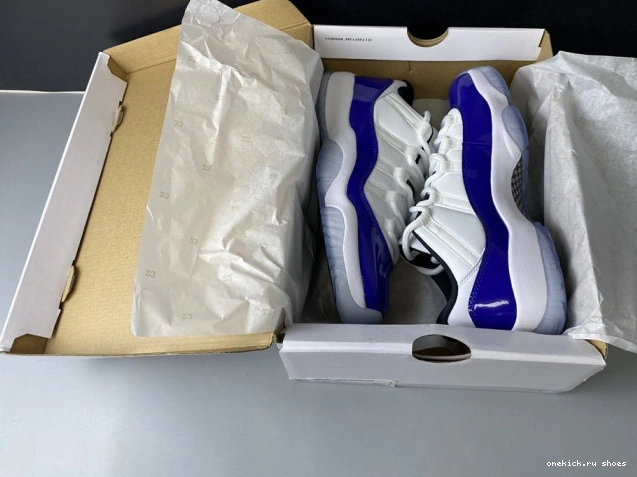 Rep White Retro AH7860-100 Concord Low Jordan 11 Air 0808